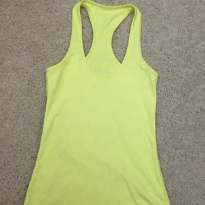 RARE lululemon athletica swiftly racerback neon
